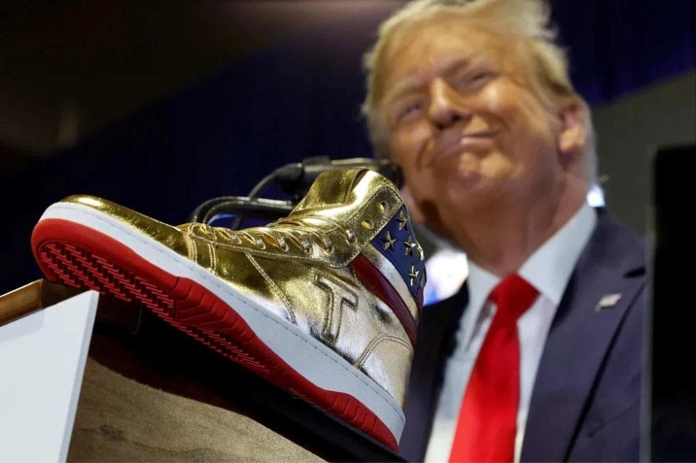 Donald J. Trump Sneakers Never Surrender
