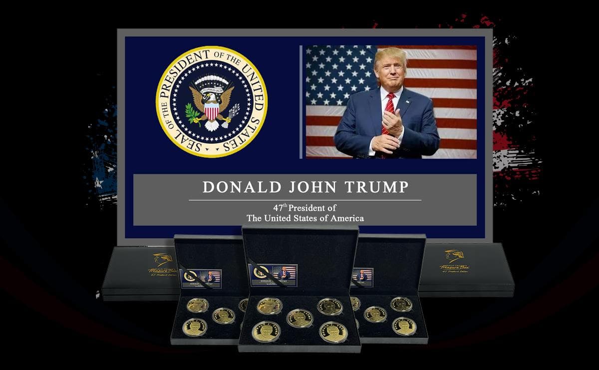Donald Trump Treasure Box 47 President Edition - Certified